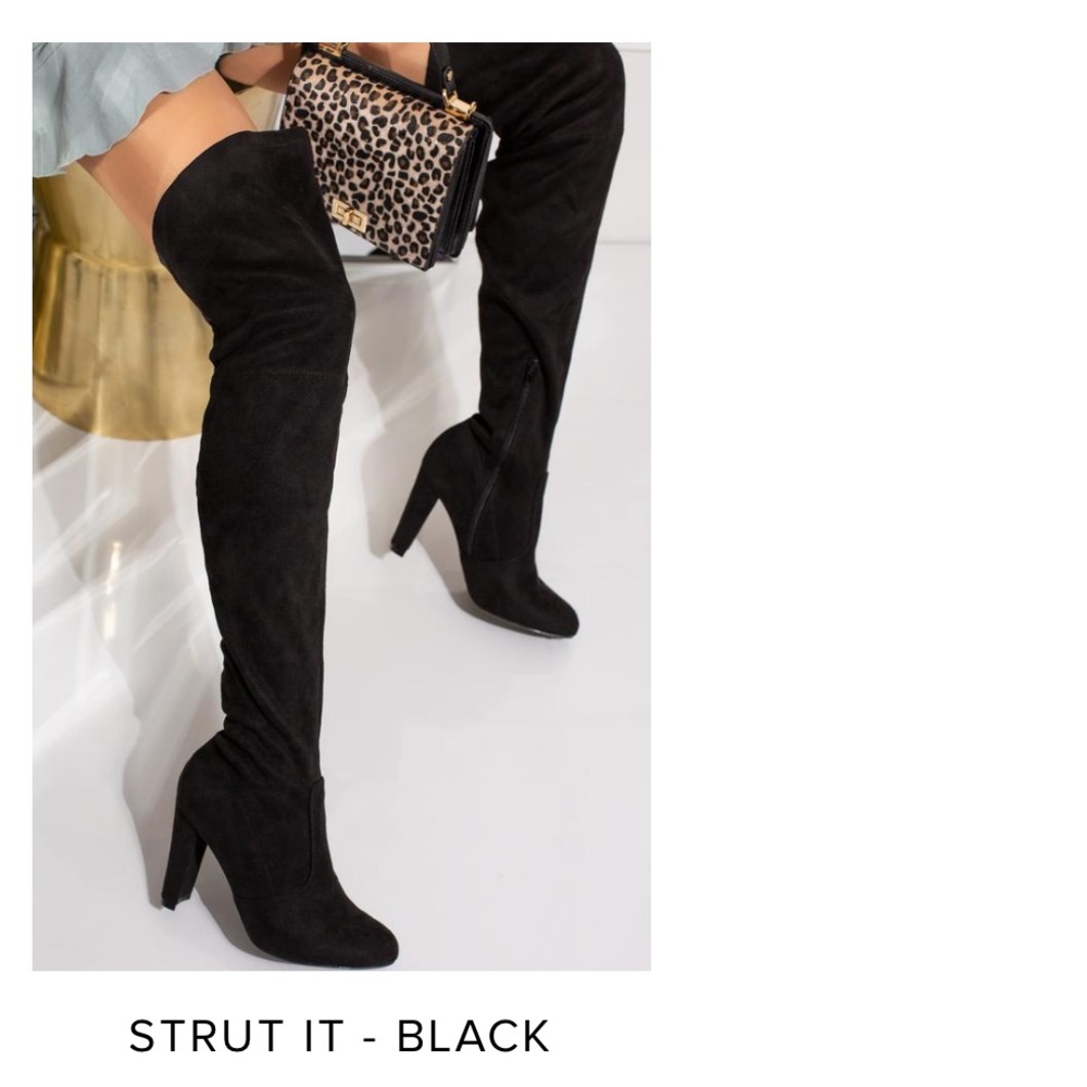 Miss Lola Thigh High Boots